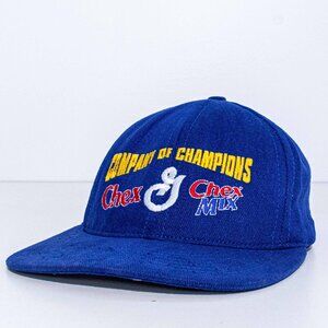 Chex Mix General Mills Hat Buckle Back Company of Champions VTG 90s Streetwear